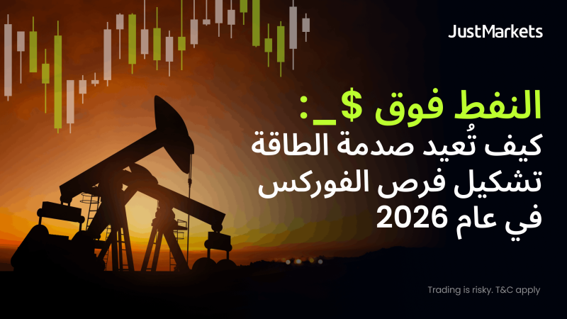 النفط فوق $_: كيف تُعيد صدمة الطاقة تشكيل فرص الفوركس في عام 2026